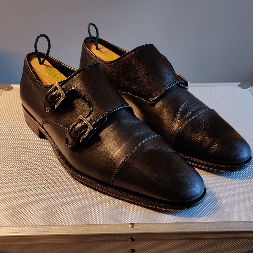 Bruno Magli double monk strap
